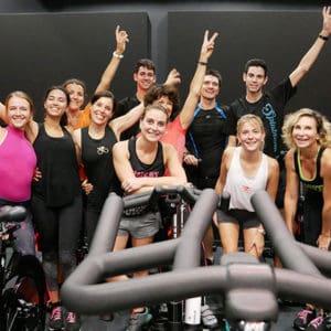 Ambiance Fun après une séance de Cycling