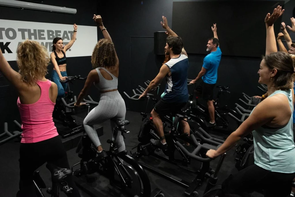 cours d'indoor cycling